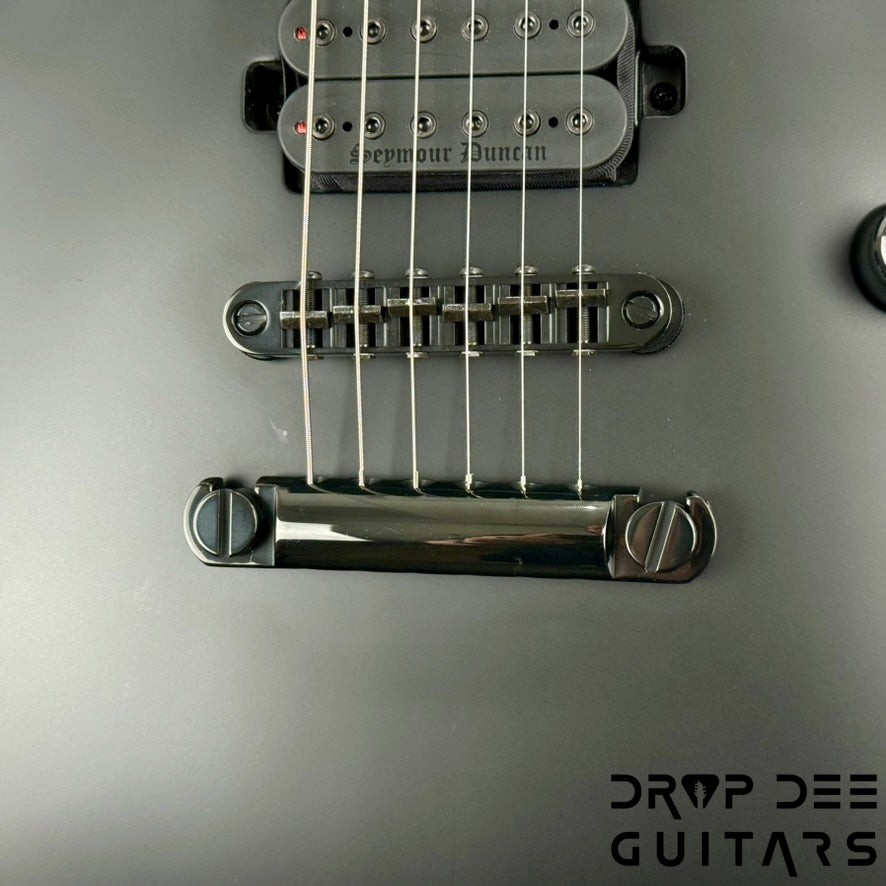 ESP LTD EC Black Metal Electric Guitar – Black Satin