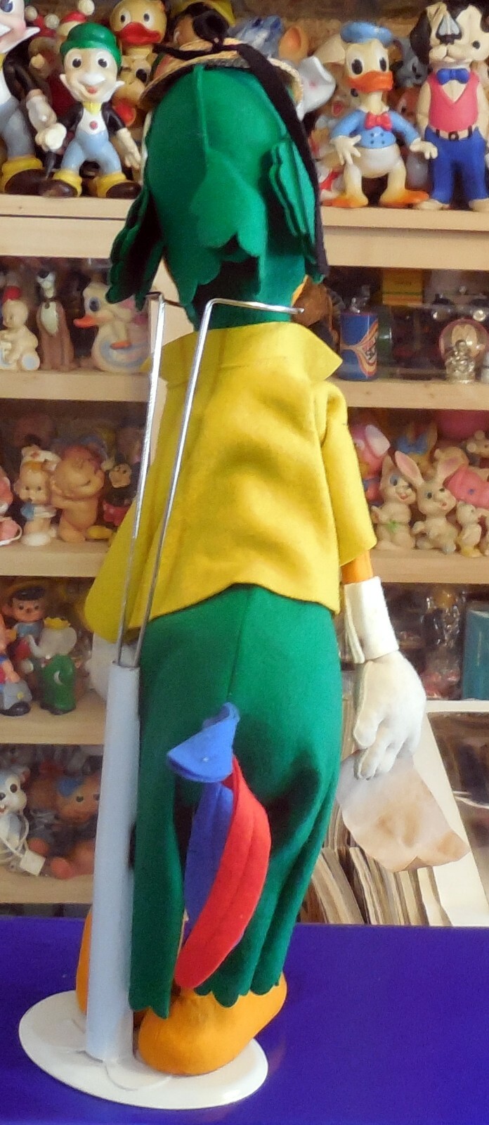 VINTAGE LARGE 16″ TOY DOLL José Carioca WALT DISNEY LENCI TURIN 1940-50s c