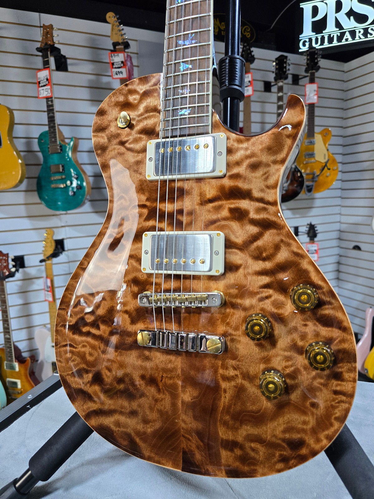 PRS Wood Library McCarty Singlecut 594 – Copperhead w/Paisley Case & PLEK*D #451