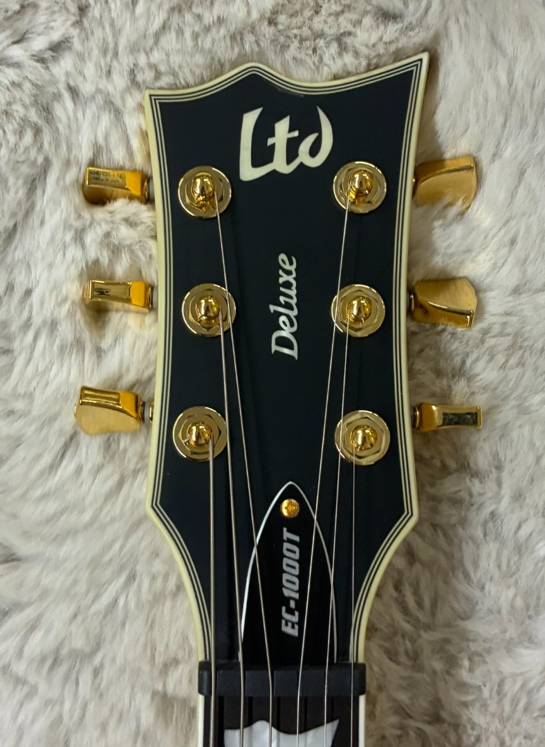 ESP LTD Eclipse EC-1000T CTM Electric Guitar – Vintage Gold Satin – B-stock