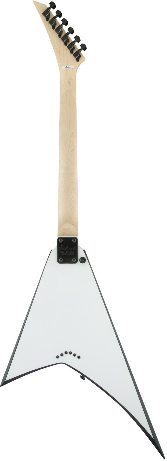 Jackson JS32T Rhoads Electric Guitar – White with Black Bevels