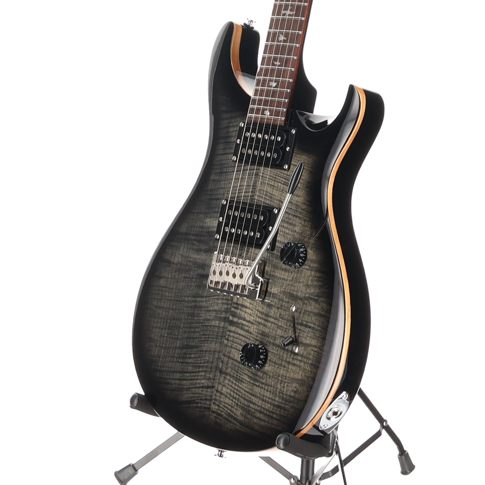 PRS SE Custom 24 Electric Guitar Charcoal Burst (P) (36413)