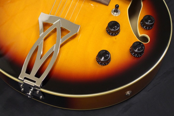 Electric Guitar Ibanez AF75 BS Full Hollow Sunburst S/N PW24040316