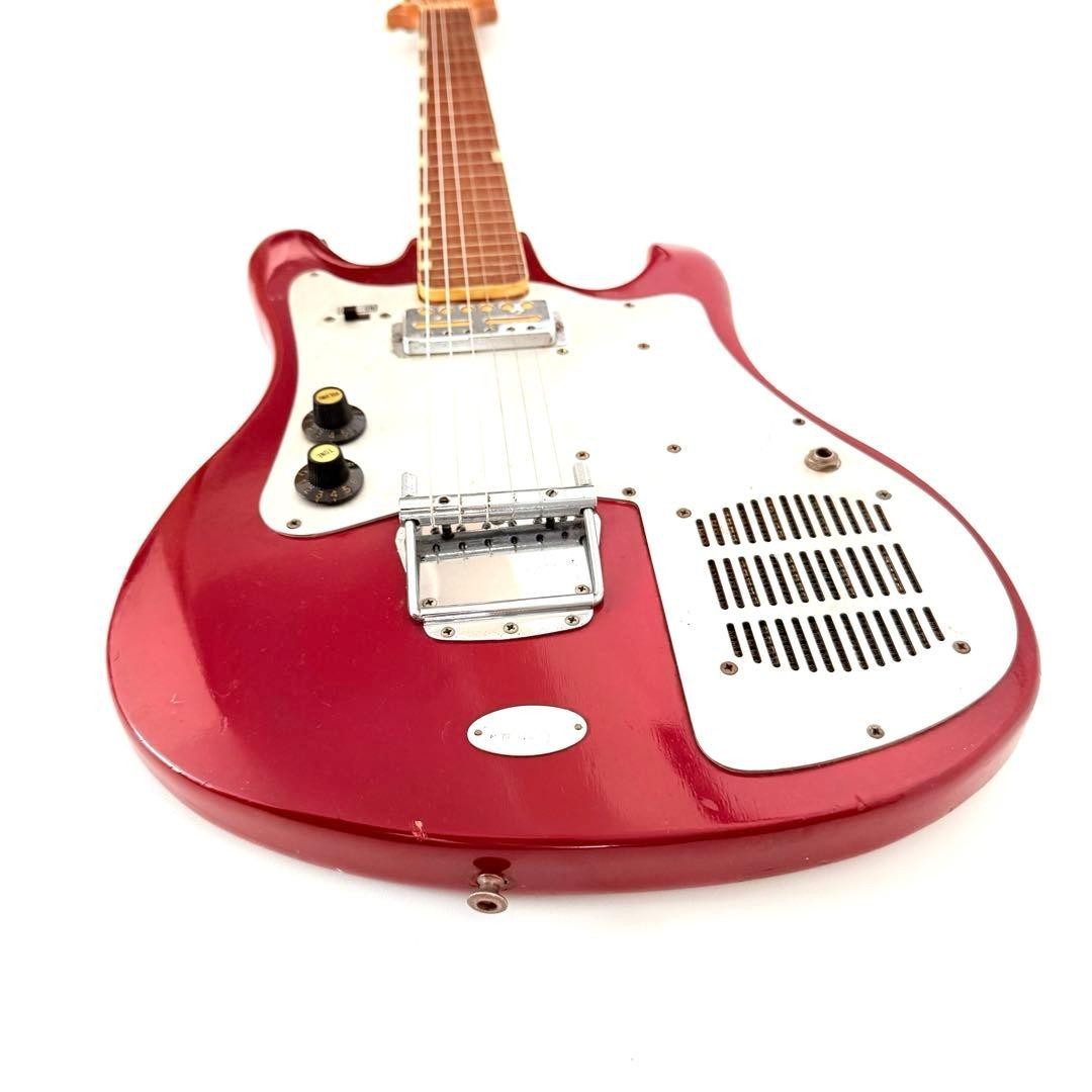 TEISCO TRG-1L Built-in Amp & Speaker Foil PU Vintage Rare Guitar 1964 MIJ Japan