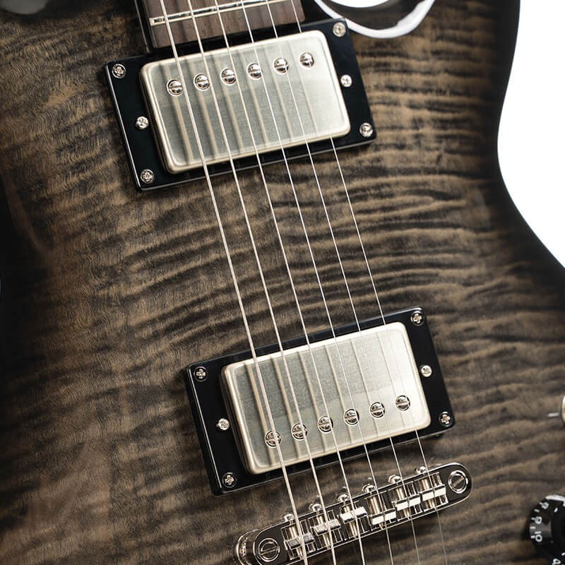 Cort M600 Trans Black Burst Flame Maple Top Double Cutaway Electric Guitar