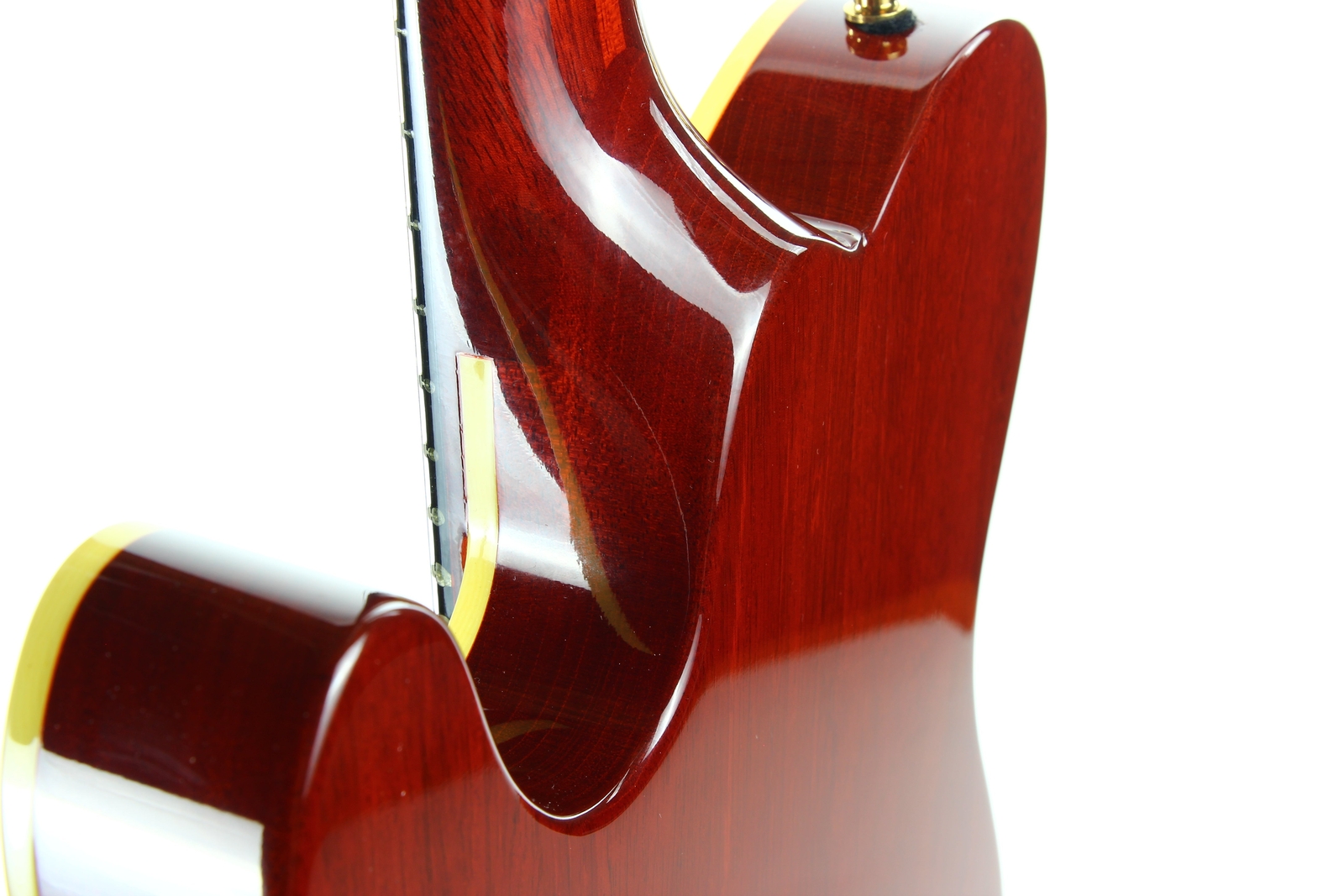 1992 Fender Custom Shop Set Neck Country Artist Telecaster QUILT Sunset Orange T