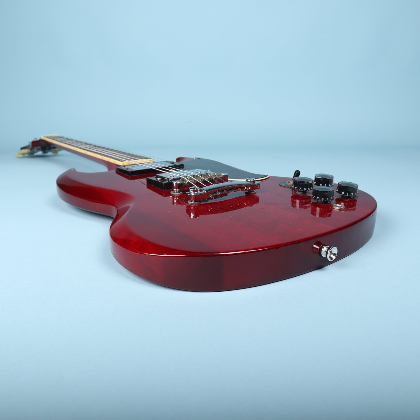 1996 Samick Artist Series SG Electric Guitar Cherry Red