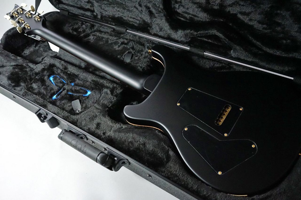 PRS Custom 24 10-Top Charcoal Tri-Color Burst Satin Electric Guitar