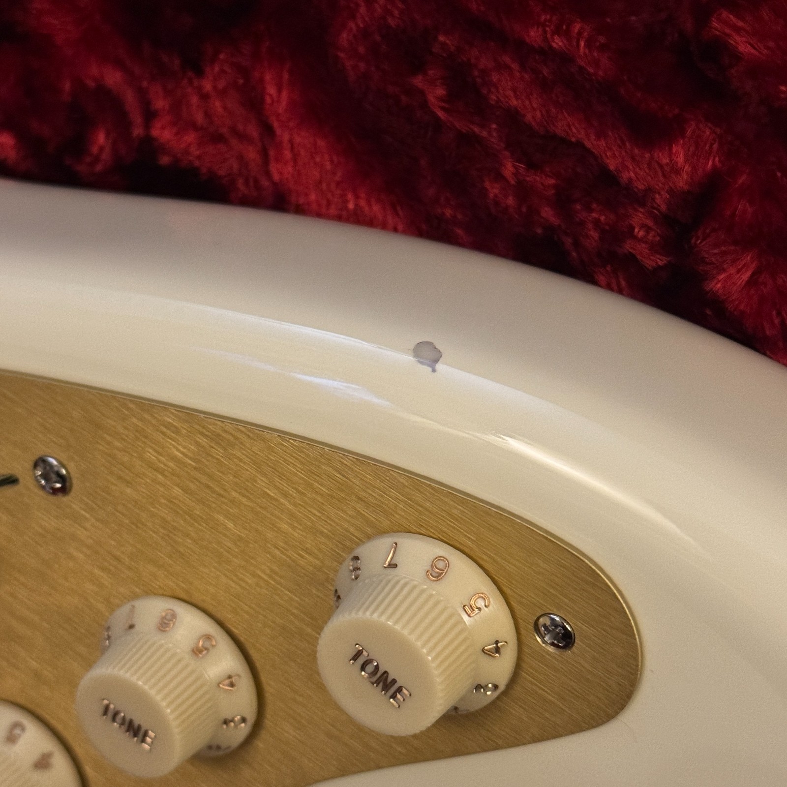Fender Custom American Deluxe Stratocaster Olympic White UPGRADES G&G USA Strat