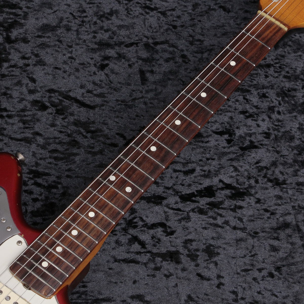 Used Fender USA American Vintage 62 Jaguar Candy Apple Electric Guitar Red