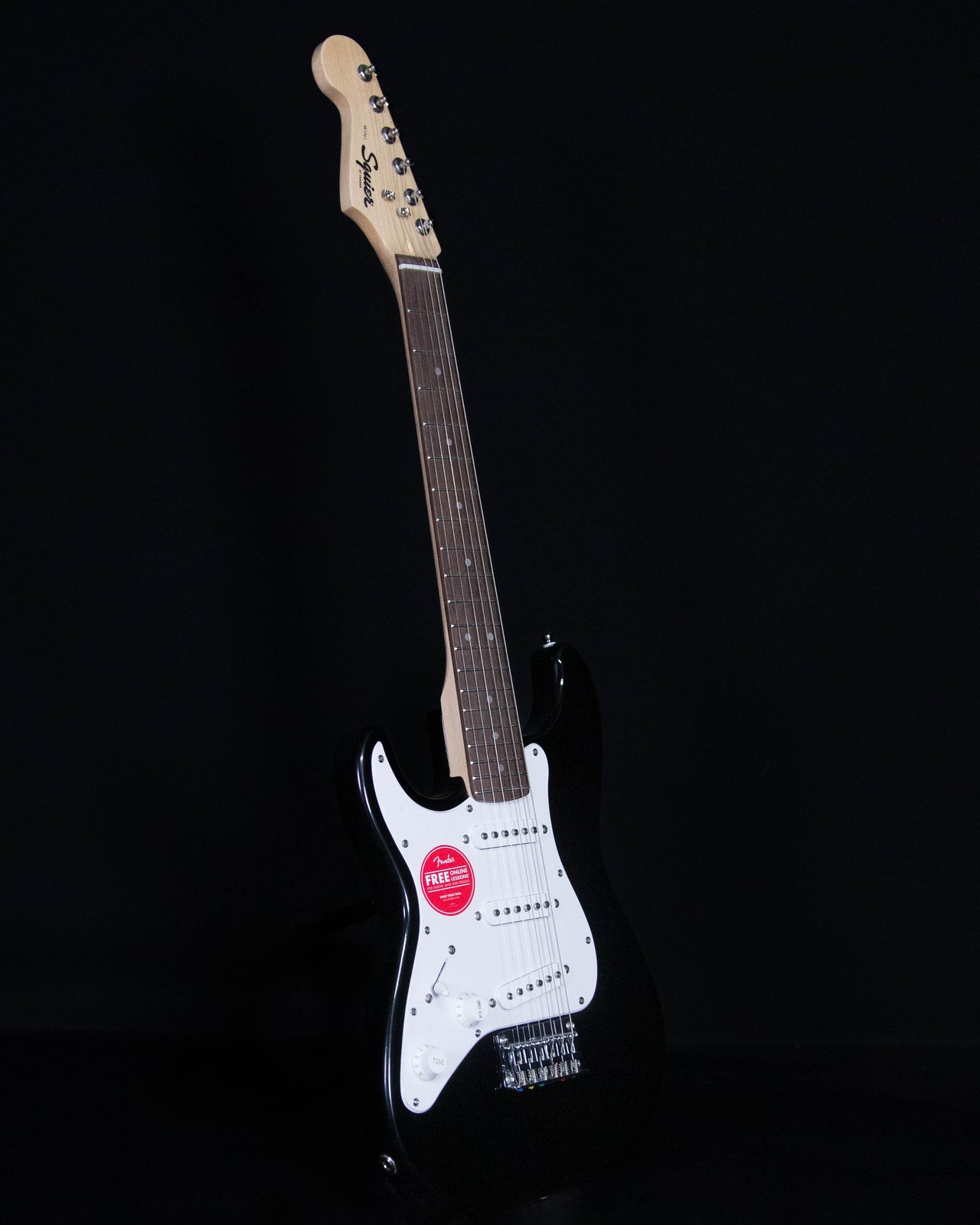 Squier Mini Stratocaster Left-Handed, Laurel FB, Black