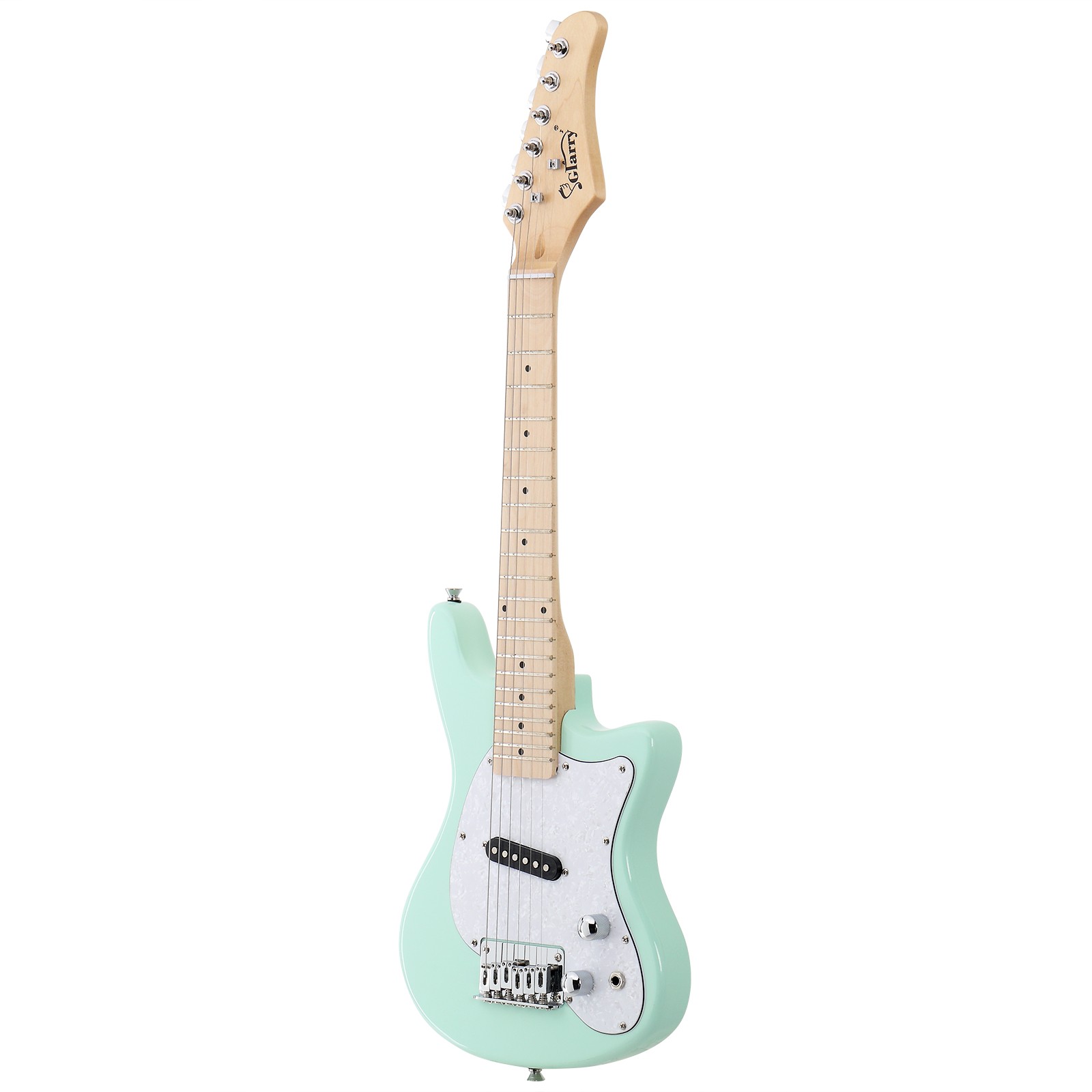 30in Maple Fingerboard Mini Electric Guitar Kit with 5W Amplifier Bag String