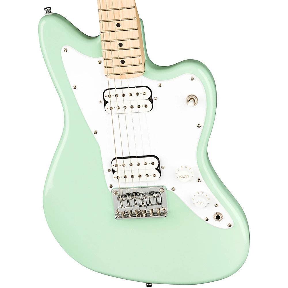 Squier Mini Jazzmaster HH Maple Fingerboard Electric Guitar Surf Green