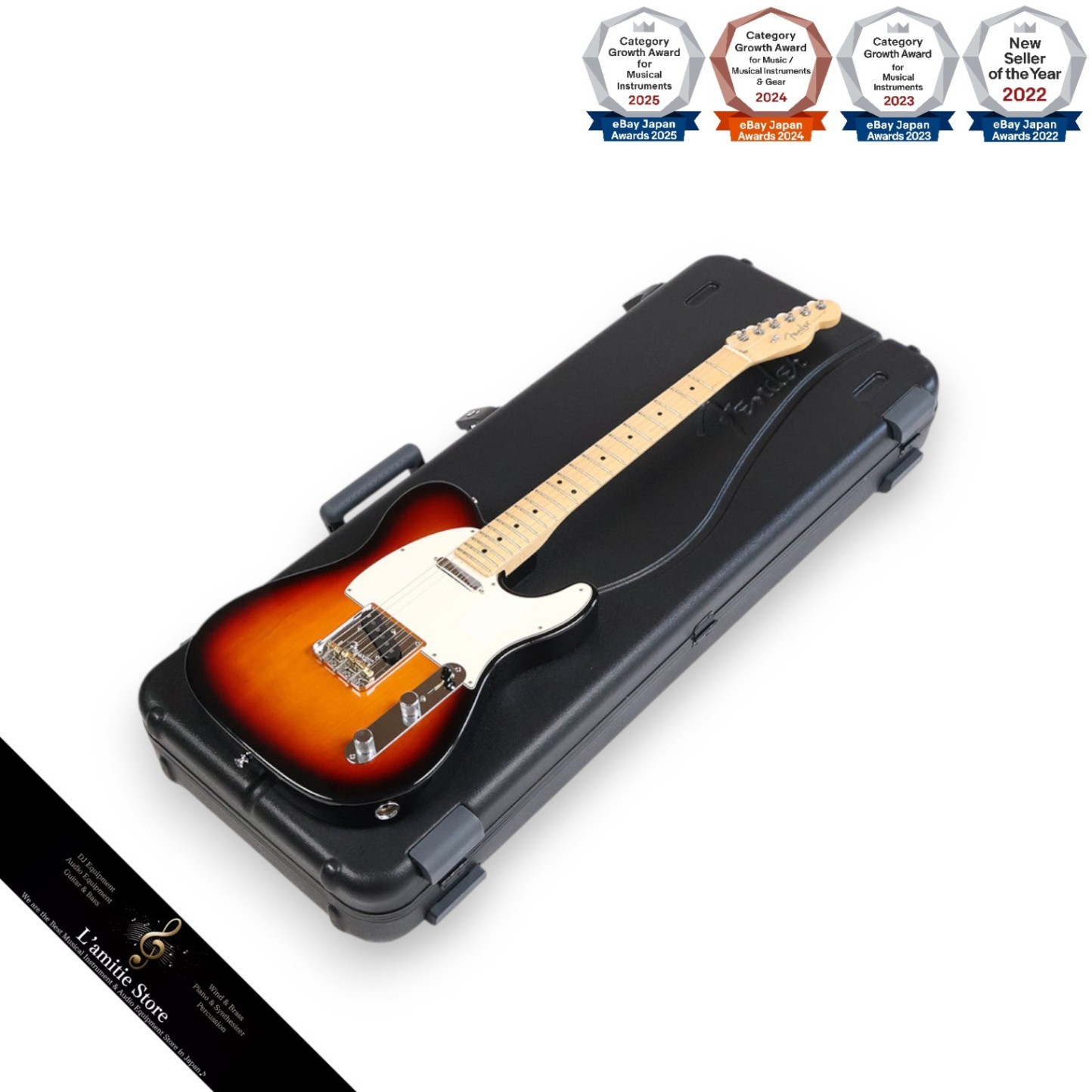 Fender American Professional Telecaster Maple Fingerboard 3Color Sunburst Guita