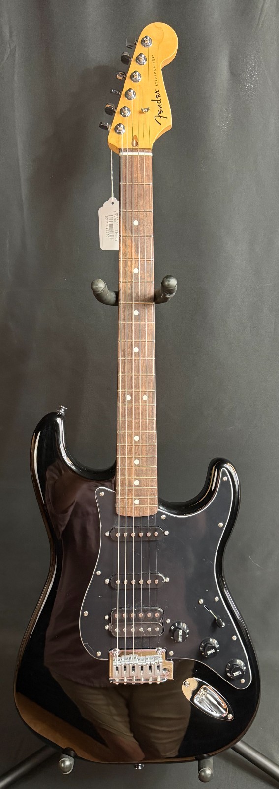 Fender Standard Stratocaster HSS Electric Guitar Gloss Black Finish (386)