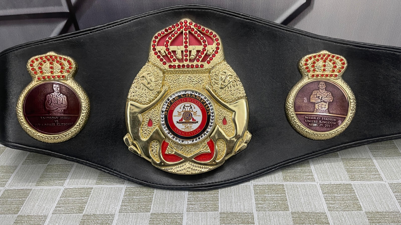 WORLD REPLICA BOXING SET OF 5 BELTS WBA,IBO,WBC,IBF,& WBO ADULT SIZE TITLE
