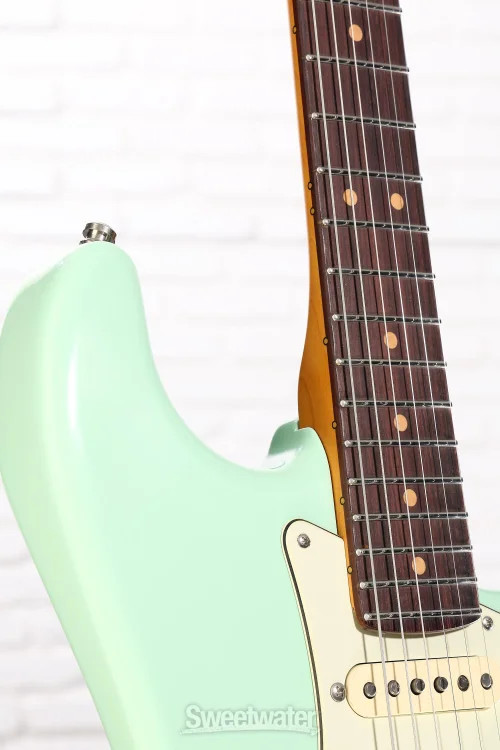 Fender American Ultra Luxe Vintage ’60s Stratocaster Electric Guitar – Surf