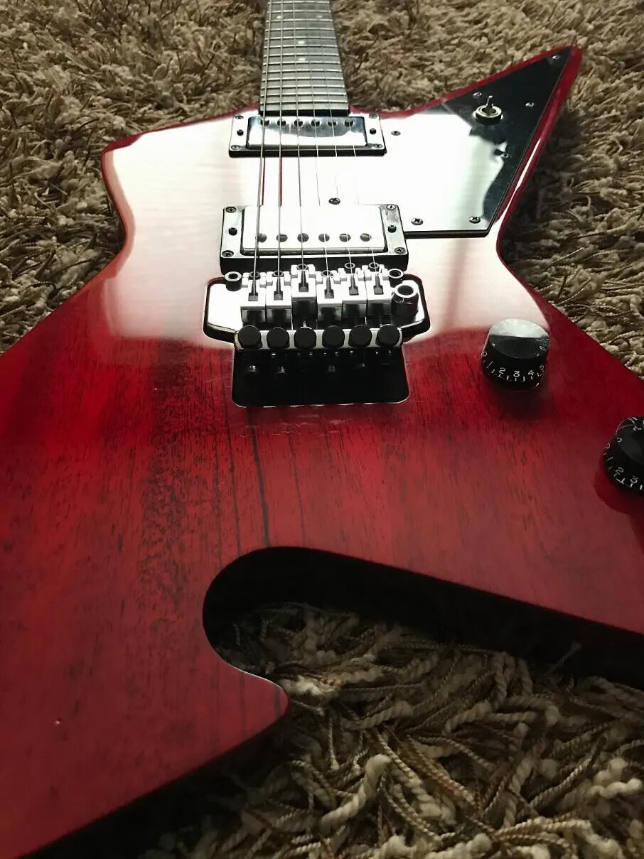 Hot Sale Transparent Red Electric Guitar Humbucker Pickups Chrome Hardware