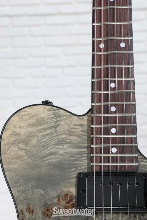 Schecter PT Standard Electric Guitar – Black Fade Burst Burl
