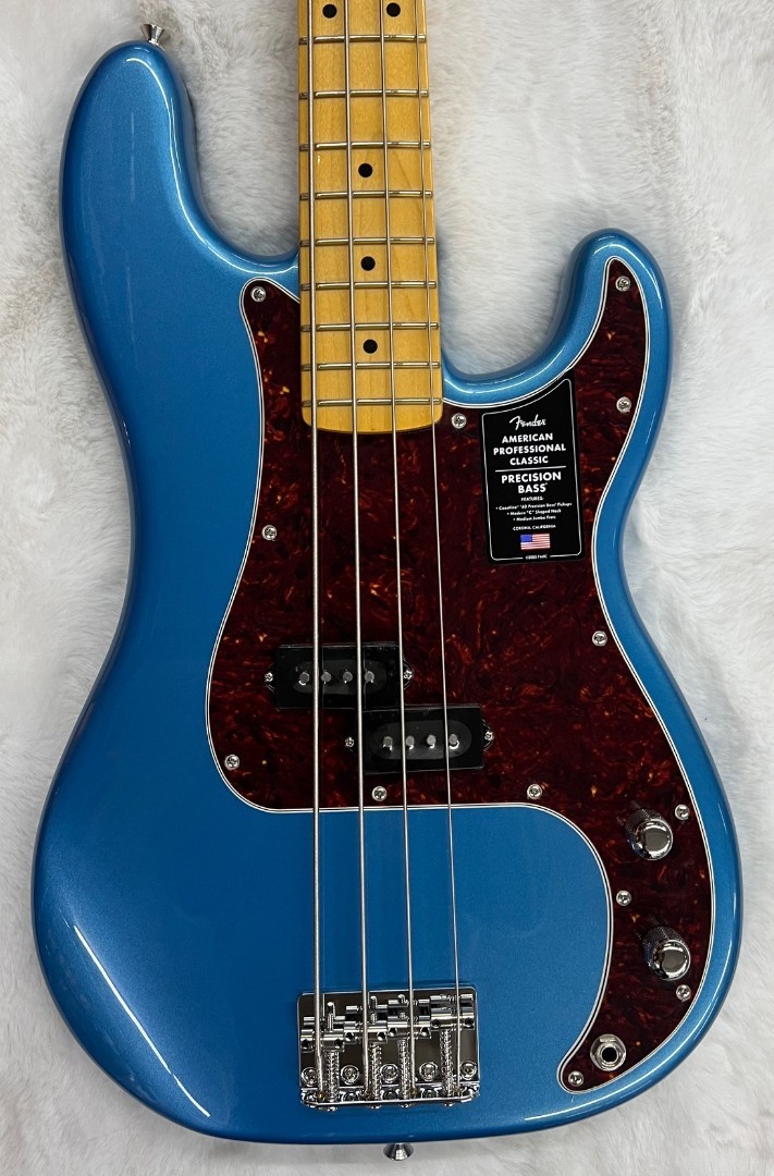 Fender American Professional Classic Precision Bass, Faded Lake Placid Blue