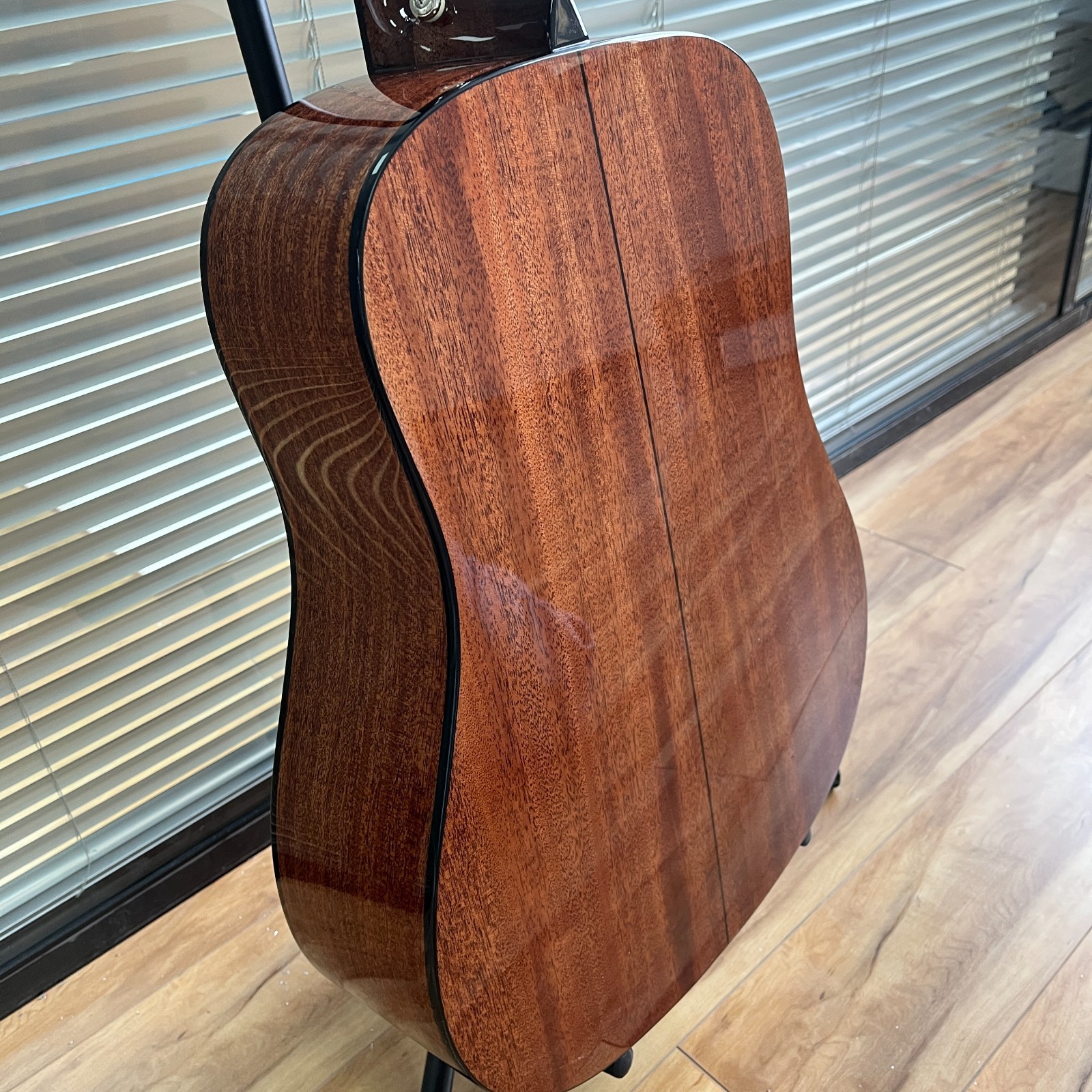 Ship US D-18 Acoustic Guitar 41″ Full Size Solid Wood Body Black Pickguard
