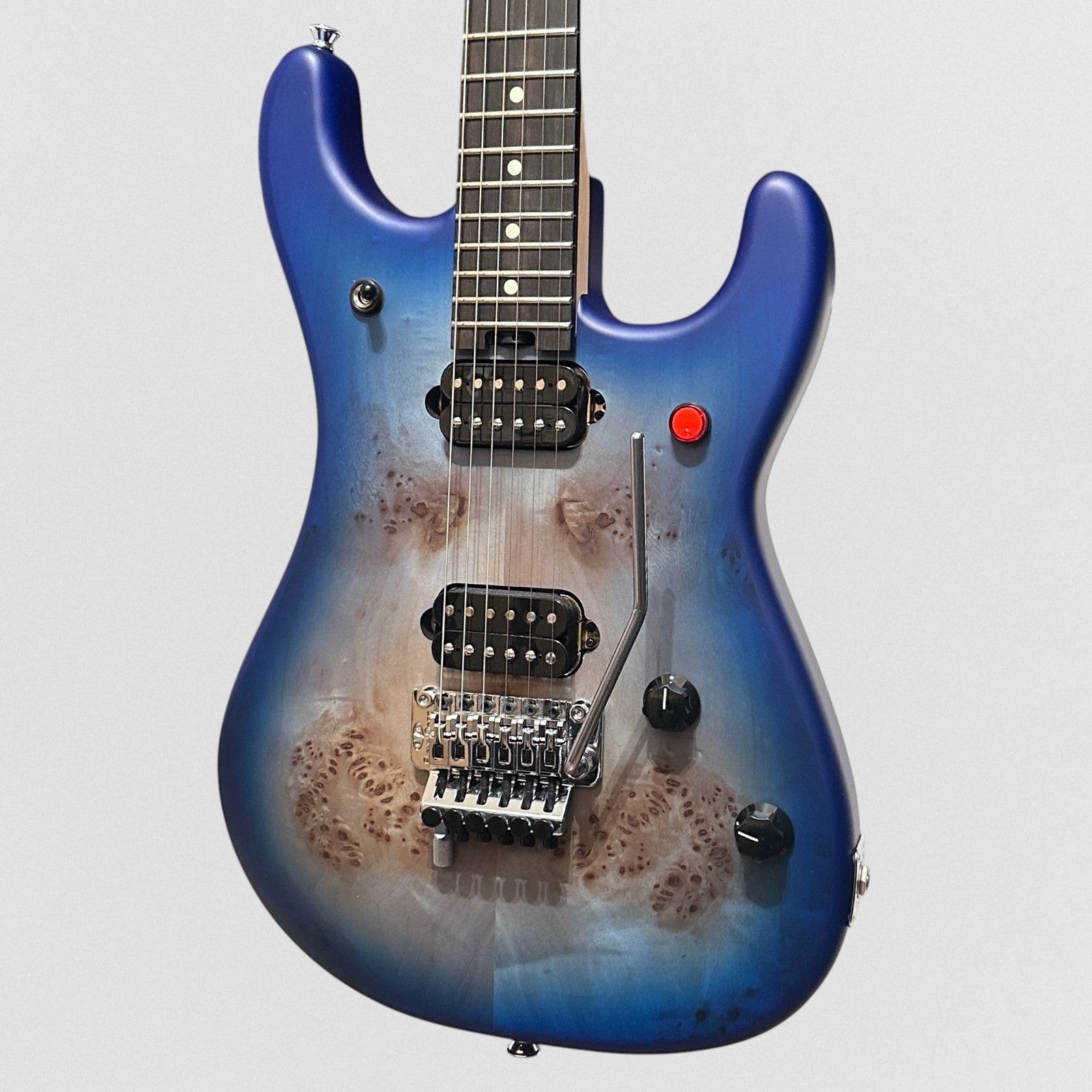 EVH 5150 Series Deluxe Poplar Burl Electric Guitar – Aqua Burst