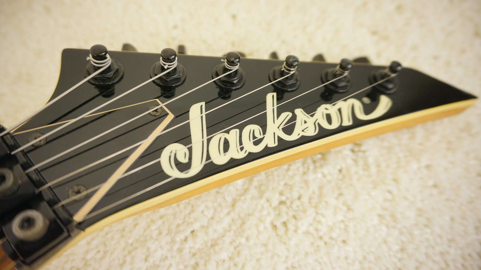 Jackson RR3 Rhoads Japan Transparent Black Flame w/ Floyd Rose & Seymour Duncan