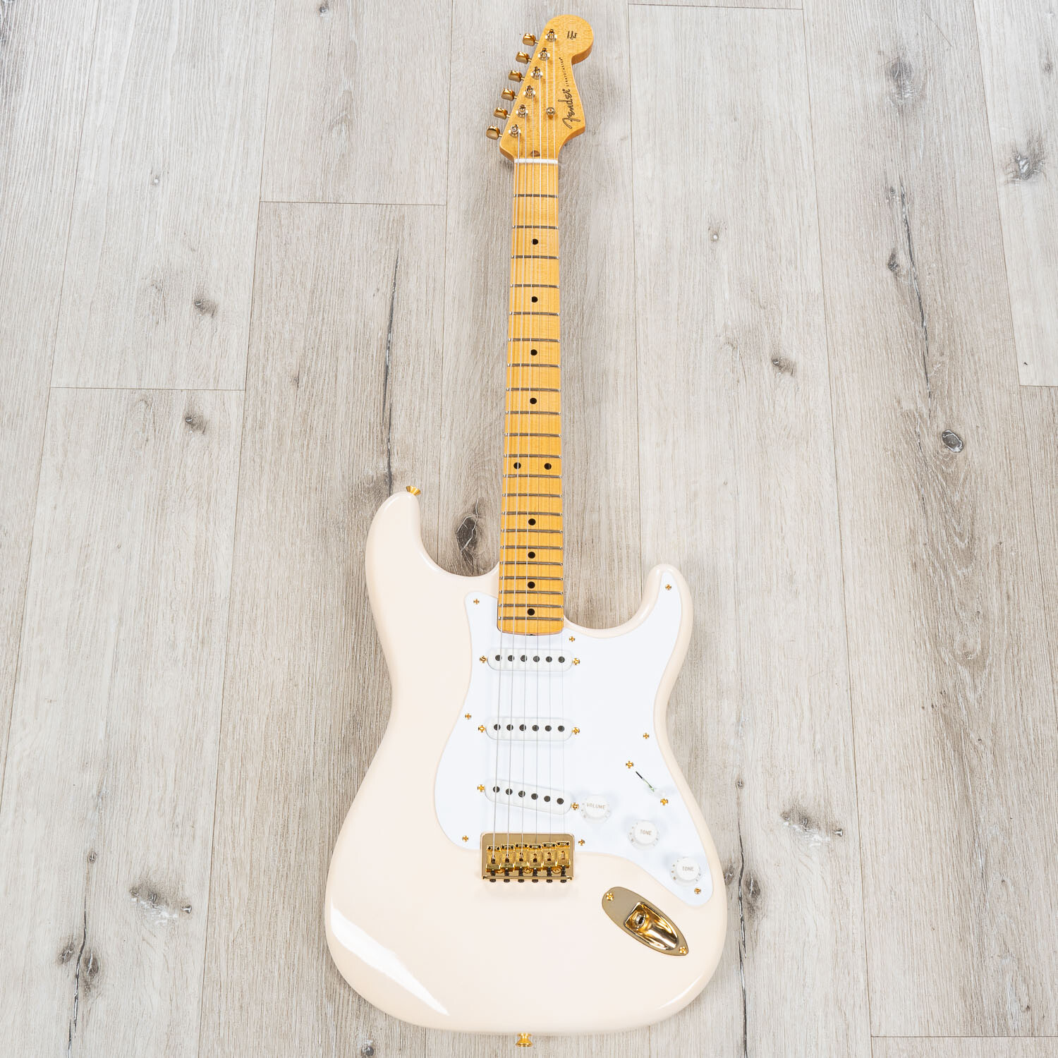 Fender Custom Shop 1954 Hardtail Stratocaster Closet Classic Guitar, Shell Pink