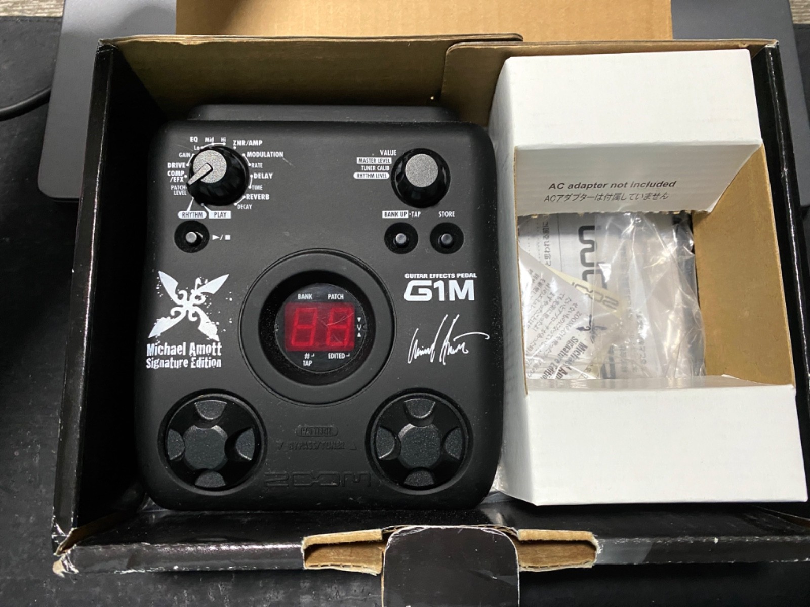 Zoom G1M Michael Amott Signature Guitar Multi-Effects Pedal Arch Enemy