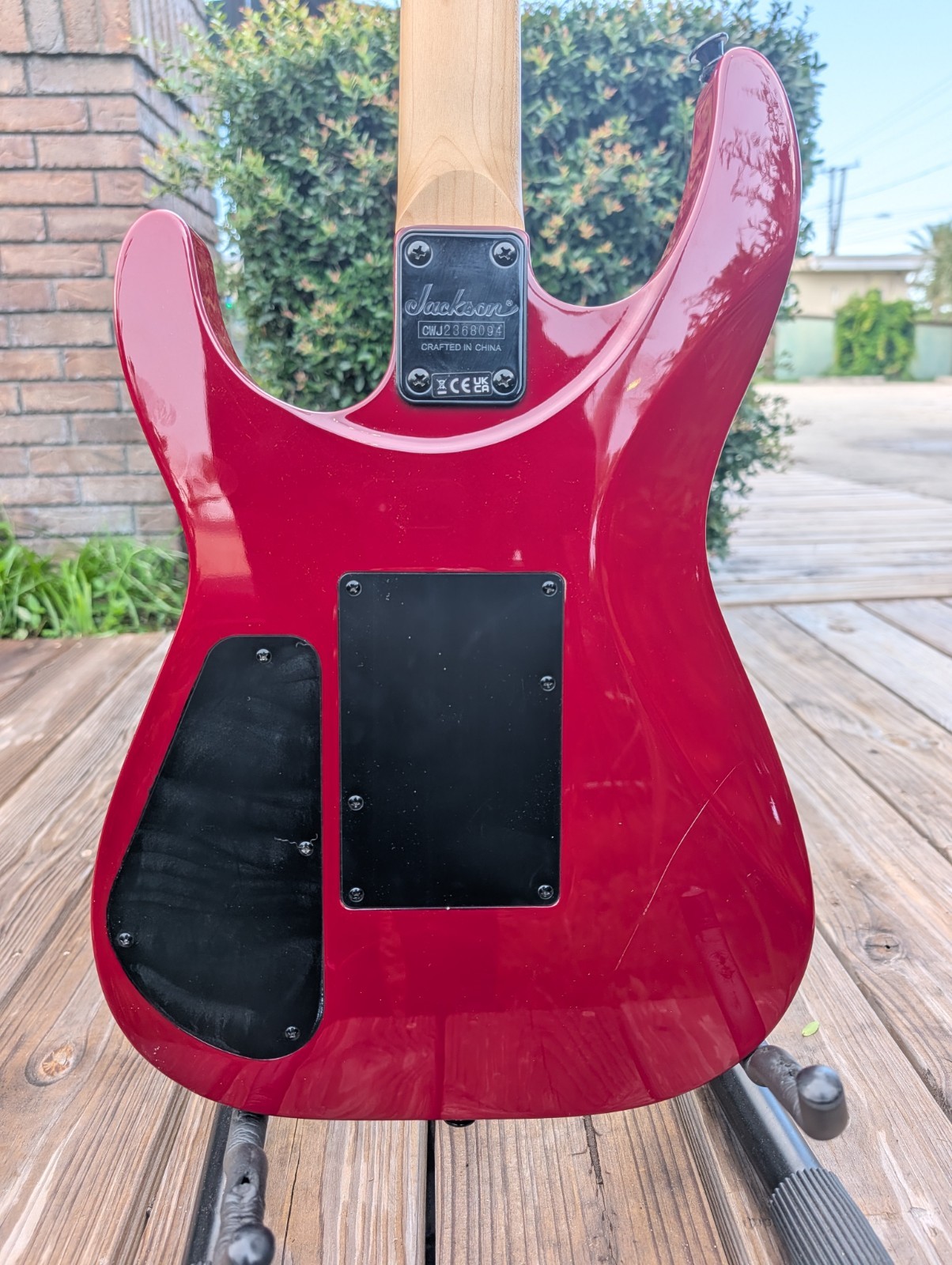 Jackson JS34Q Dinky DKAM Transparent Red