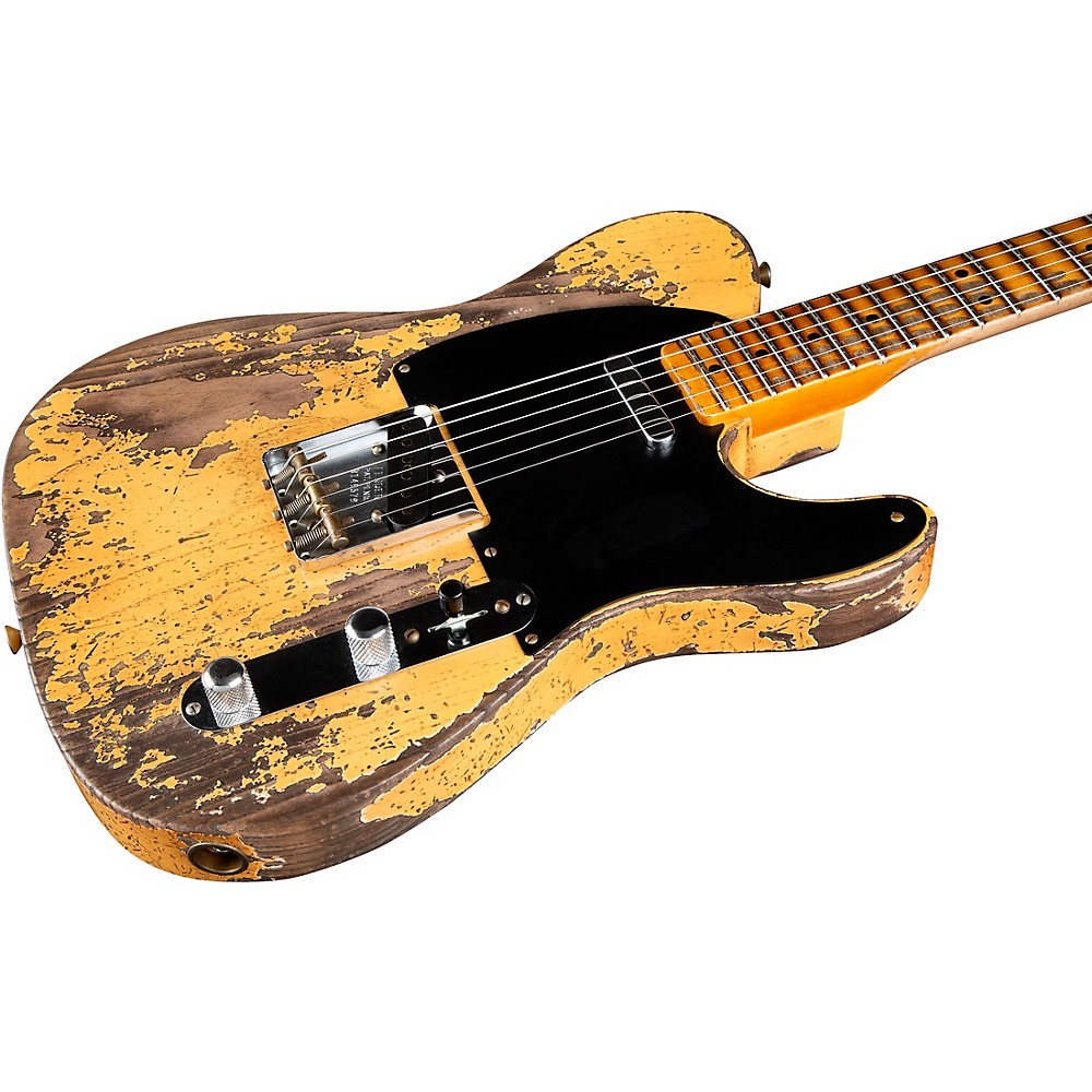 Fender CS 1951 Telecaster Super Heavy Relic Guitar Super Faded Nocaster Blonde