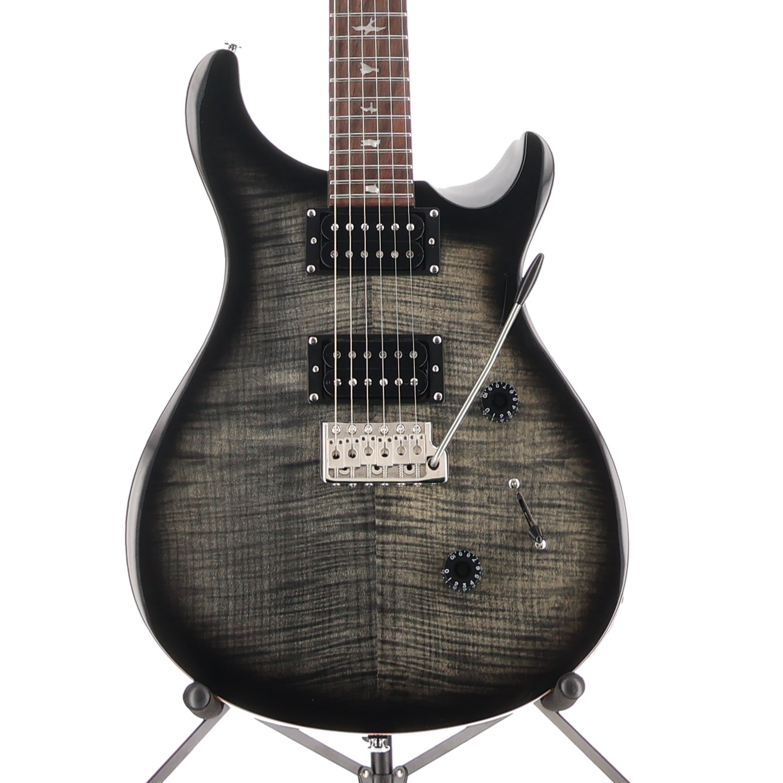 PRS SE Custom 24 Electric Guitar Charcoal Burst (P) (36413)