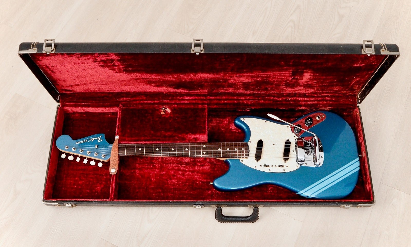 1970 Fender Competition Mustang Competition, Short Scale, 100% Original w/ Case