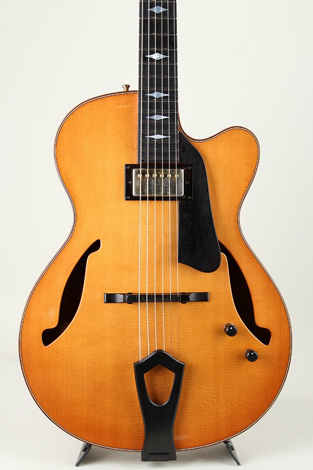 Grimes 15″ Custom Archtop Koa Back Natural Used Jazz Guitar