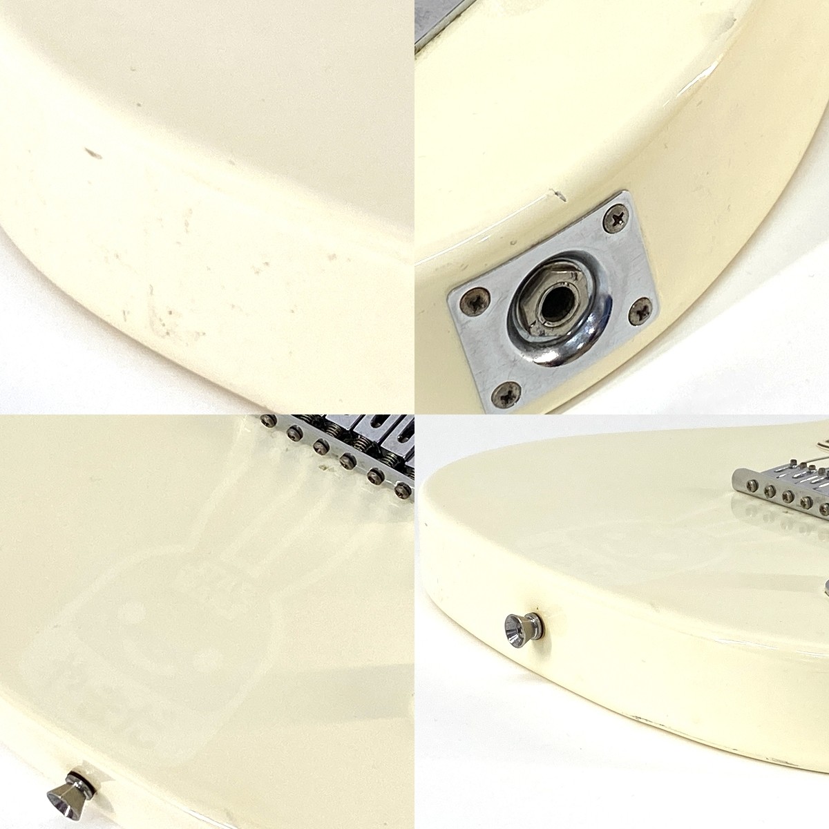 Fernandes TE-1Z Electric Guitar White 22F 3.4kg 3-Way SW Used