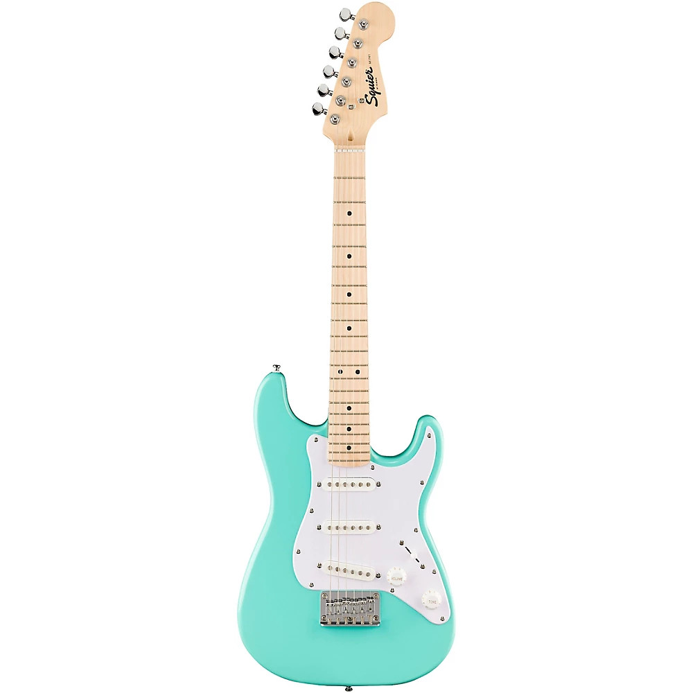 Squier Mini Stratocaster Electric Guitar – Sea Foam Green