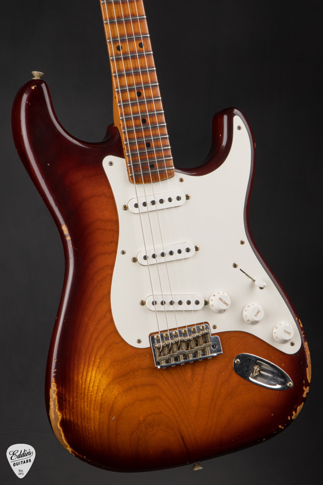 Fender Custom Shop Limited Edition 50s Dualmag Stratocaster Relic – Violin Burst