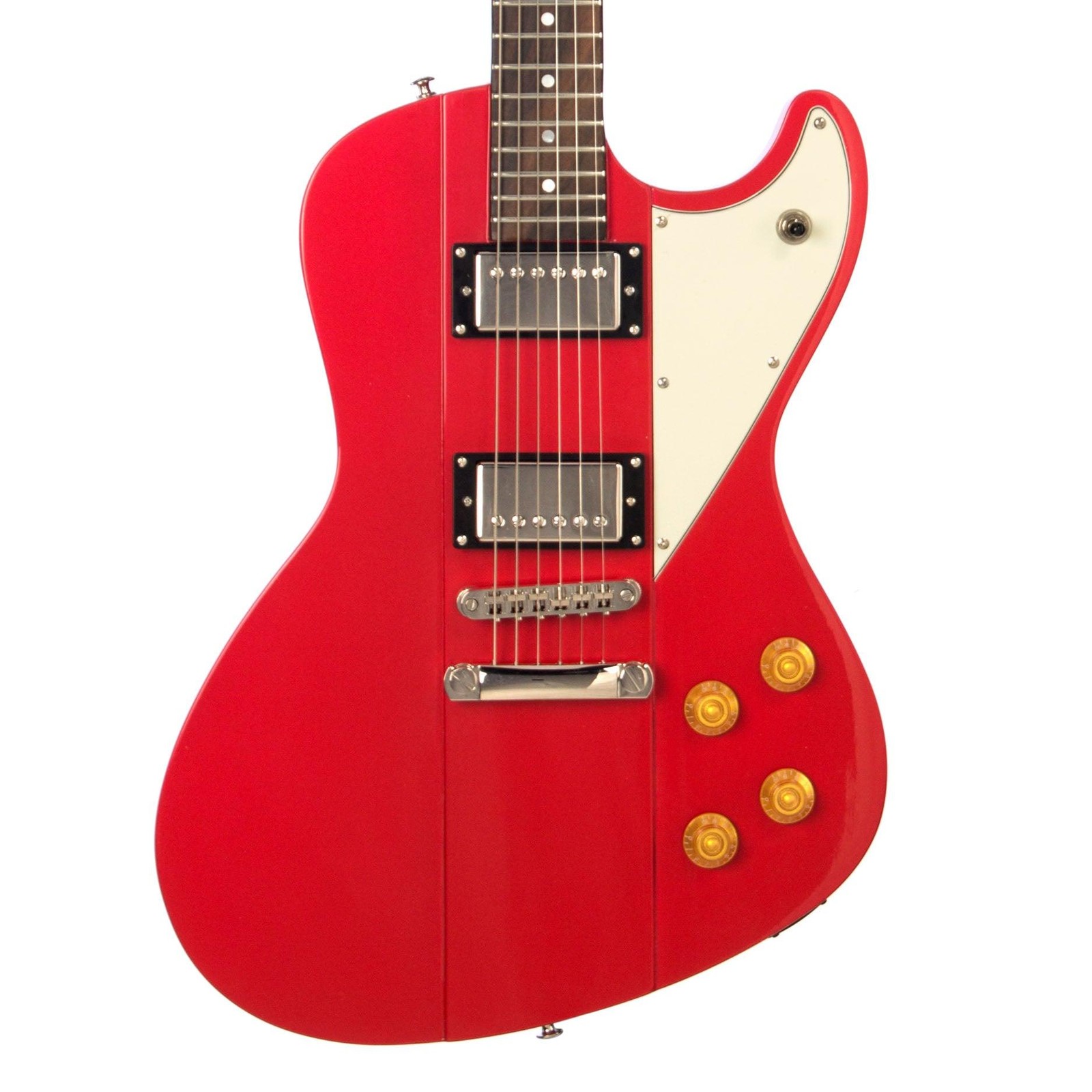 Rock N Roll Relics Club Series Revenge Fire Red Metallic Offset Electric Guitar