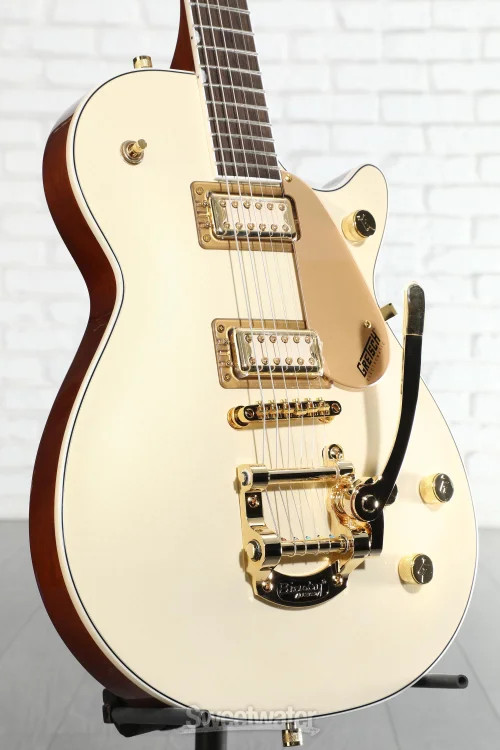 Gretsch Electromatic Pristine LTD Jet Electric Guitar with Bigsby – White Gold