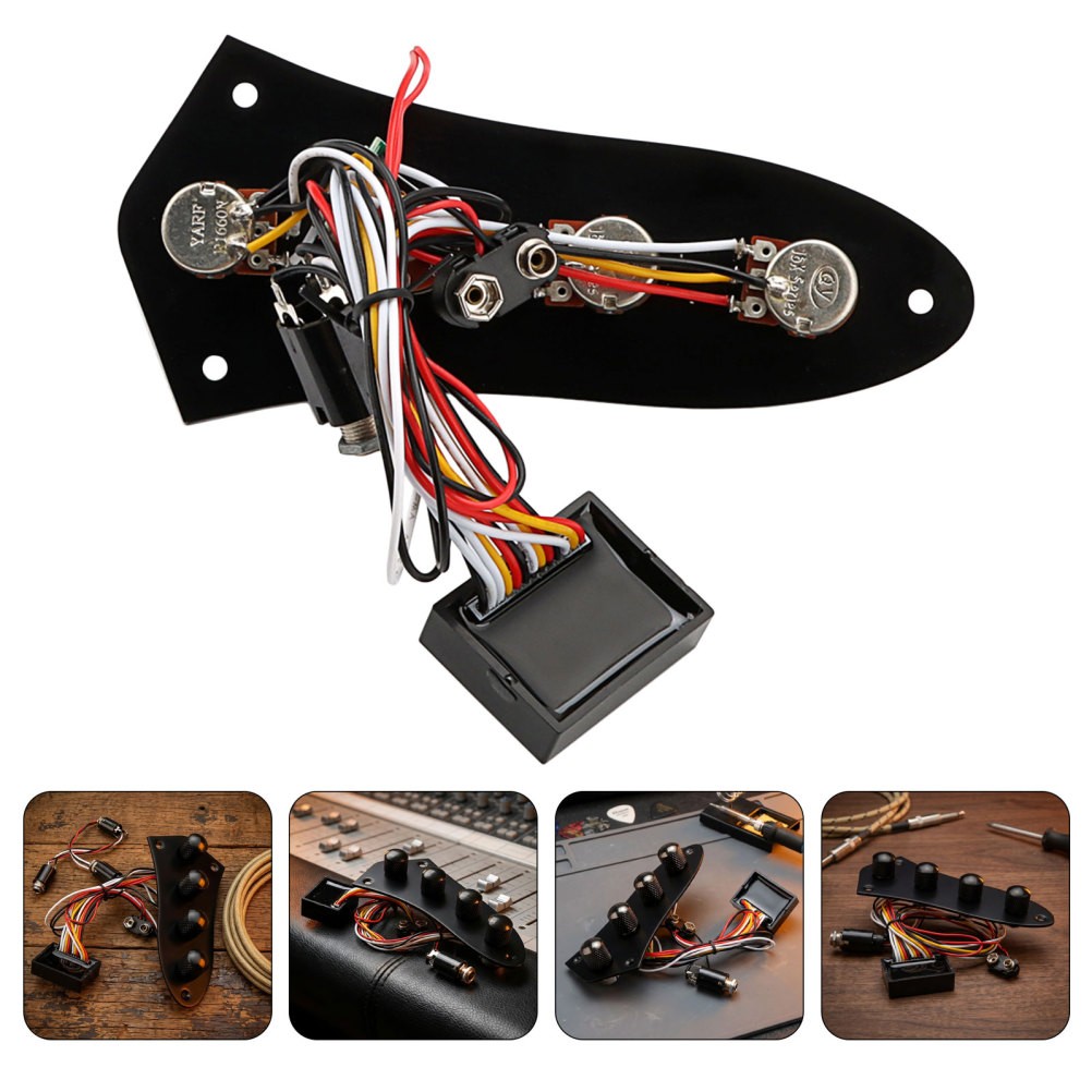 1 Set Guitar Prewired Control Plate with Wiring Harness – Loaded Control Board