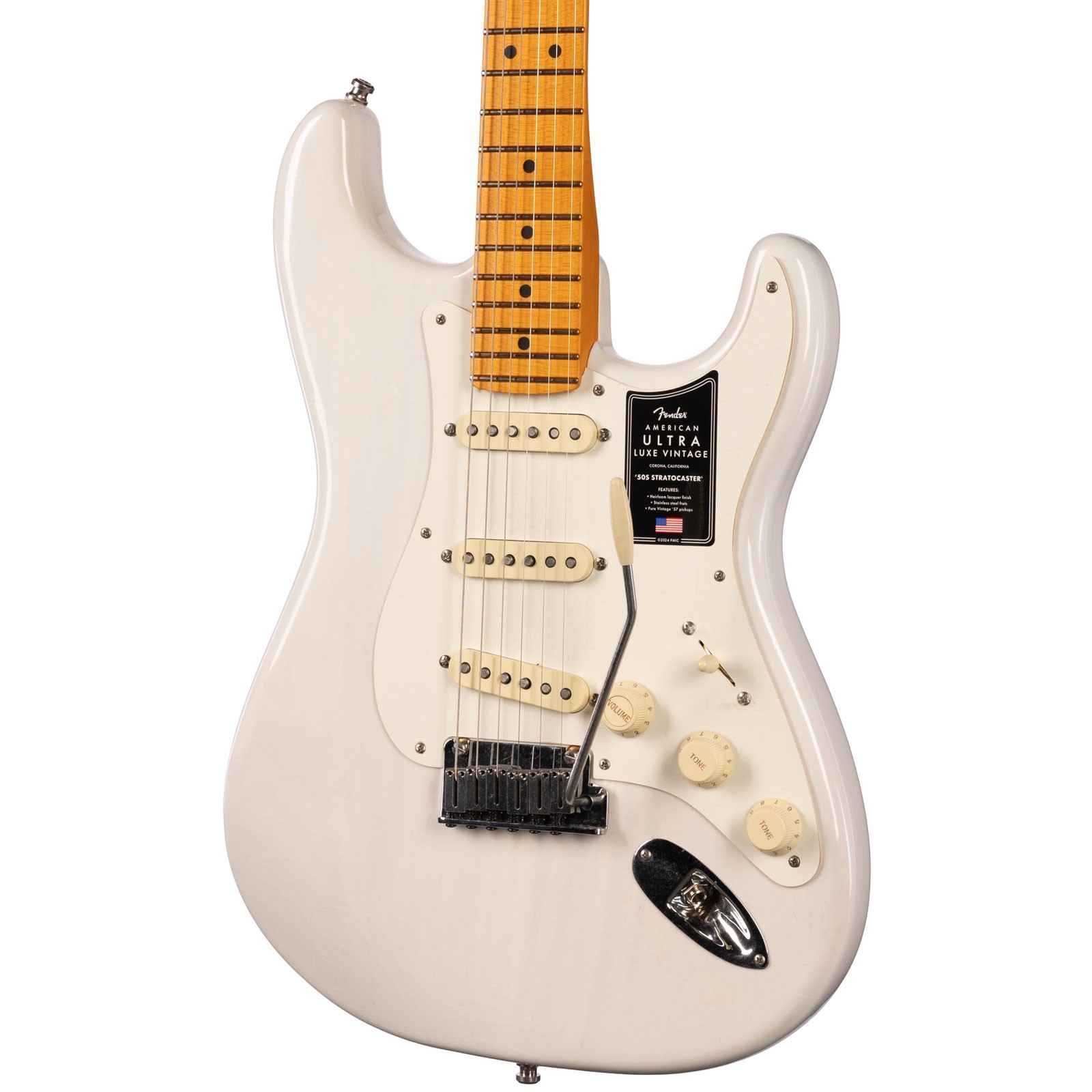 Fender American Ultra Luxe Vintage ’50s Stratocaster White Blonde (574)