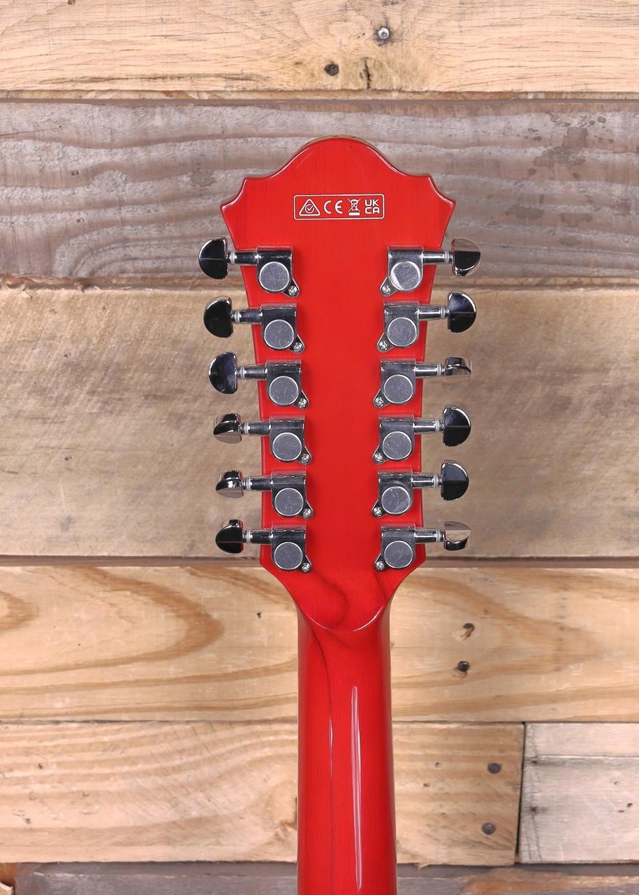 Ibanez AS7312 12-String Semi-Hollowbody Guitar Transparent Cherry Red