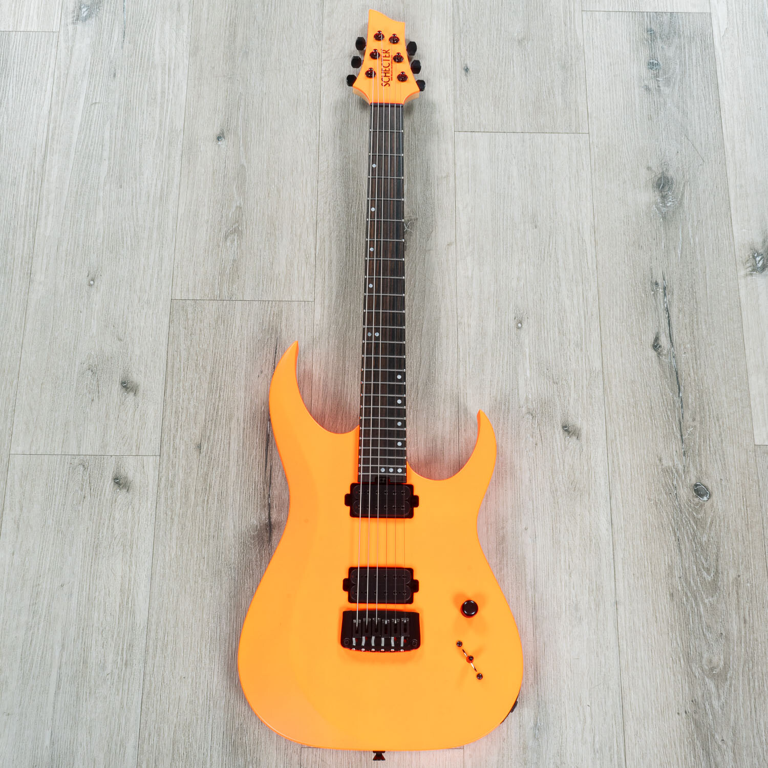 Schecter USA Sunset Extreme Guitar, Apocalypse Pickups, Neon Orange Satin