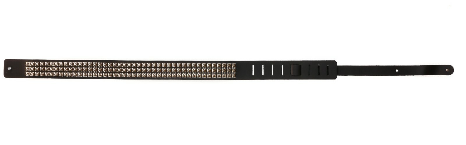 Studded Punk Rock Guitar Strap Genuine Leather Goth Metal Electric Bass USA Made