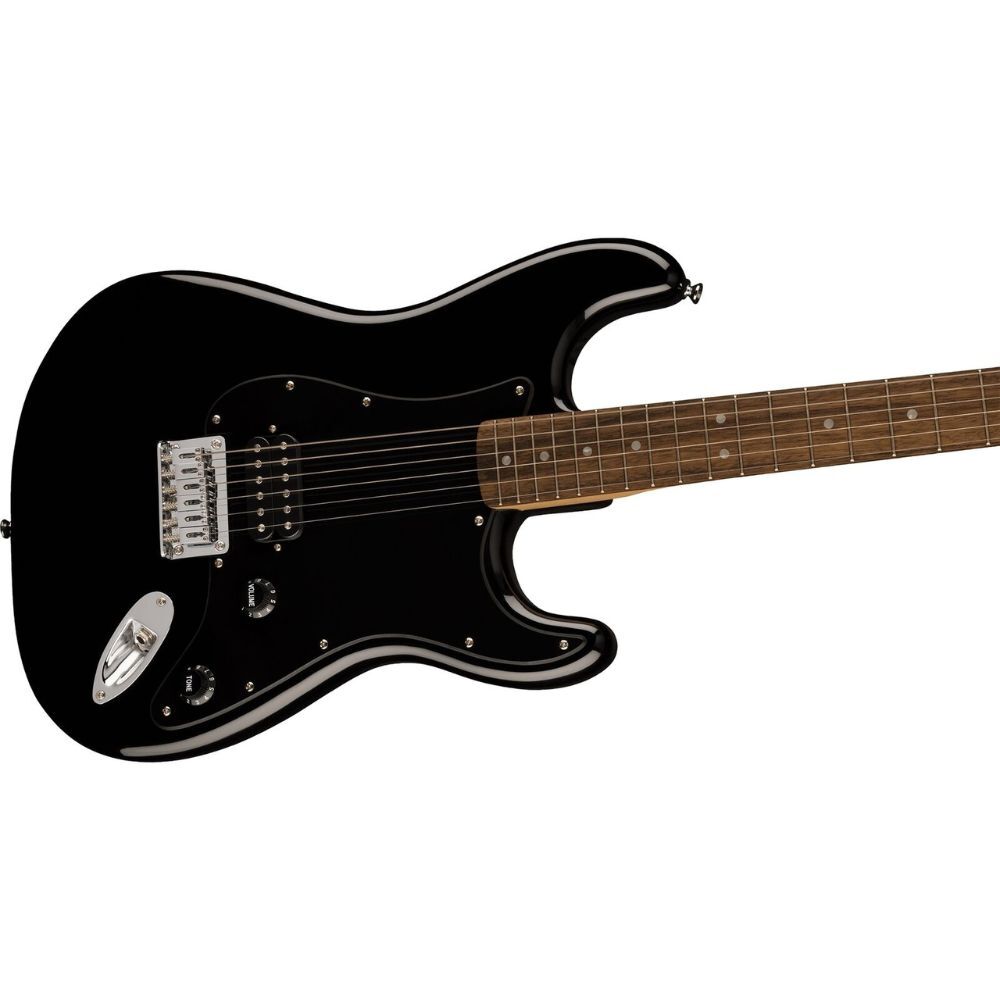 Squire Sonic Stratocaster HT H Electric Guitar, Black, Laurel Fingerboard