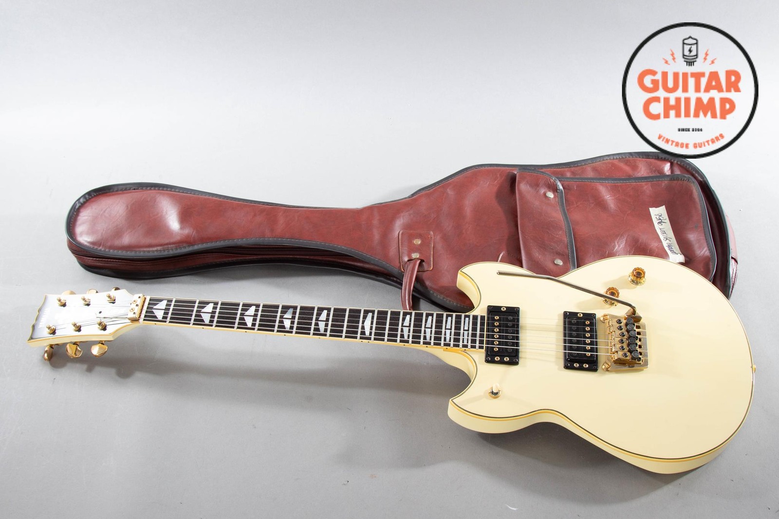 1984 Yamaha SG-1300T Cream White – Rare MIJ Neck-Thru w/ Rockin’ Magic Trem, Ebo