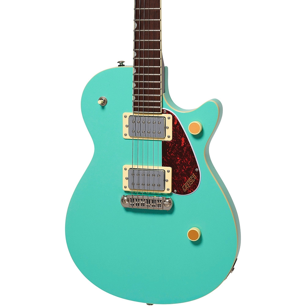 Gretsch Streamliner Jet Club SingleCut Wraparound Bridge Guitar Mint Metallic