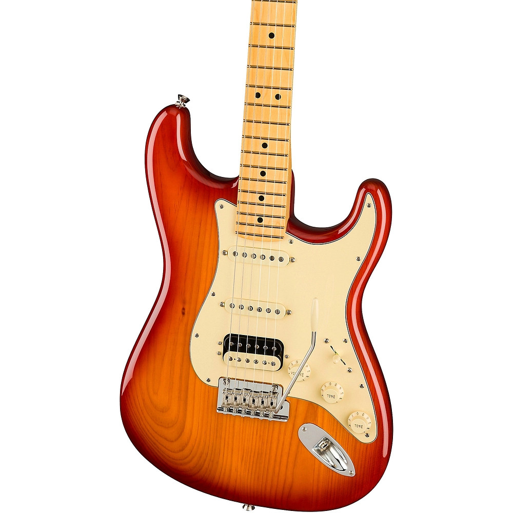 Fender American Professional II Roasted Pine Stratocaster HSS Guitar Sienna Brst