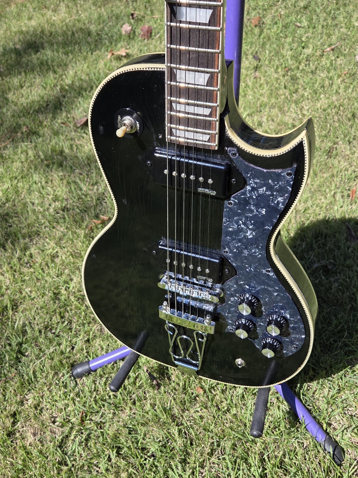 Kay 60’s Thinline Electric Guitar Body W/ New Neck, Wiring, Pickups Bridge Guard