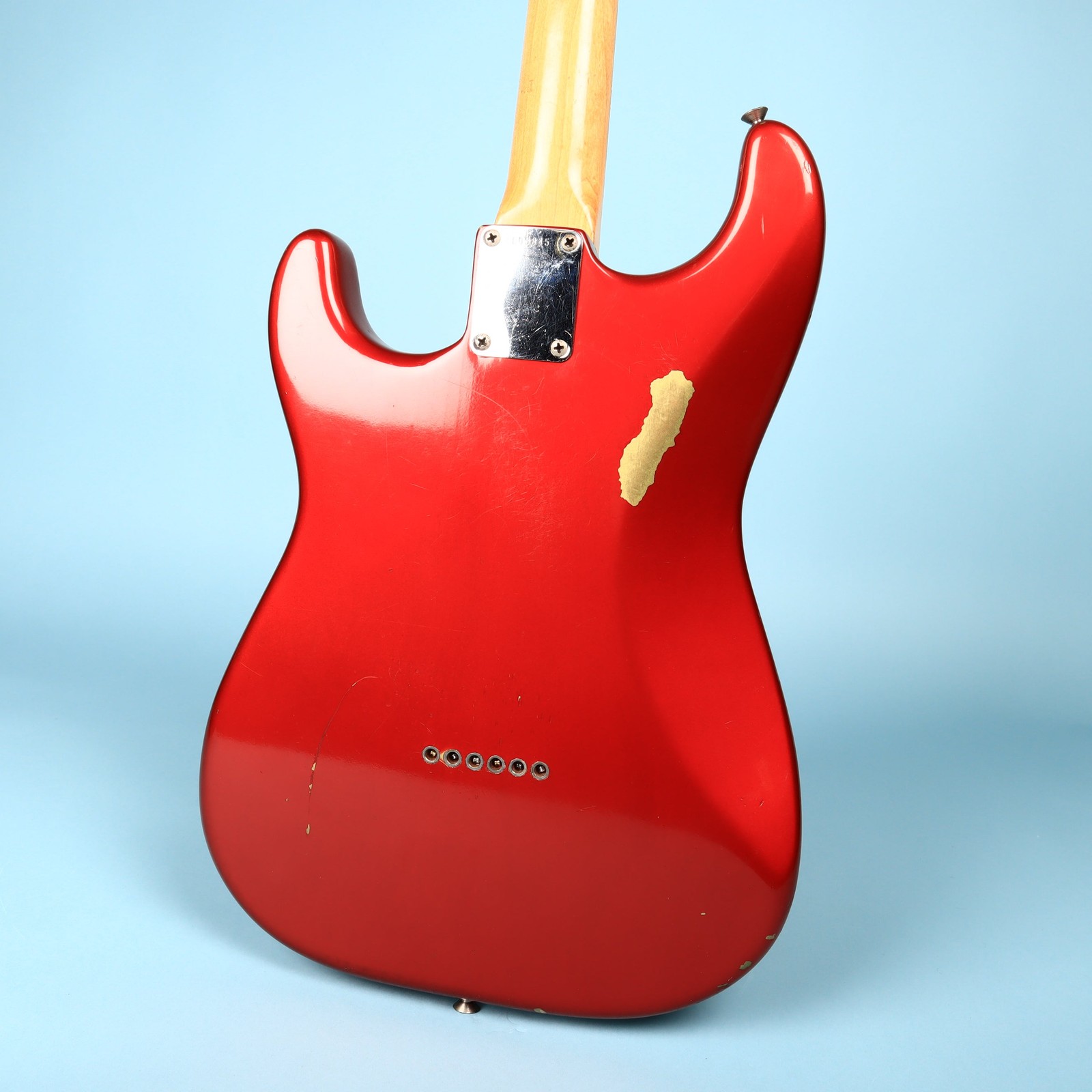 1963 Fender Stratocaster Hardtail Refin Red Electric Guitar
